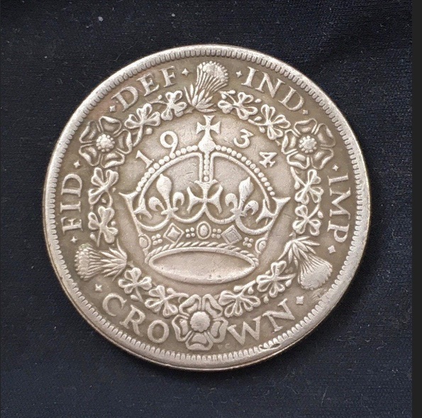 George V *1934* Christmas Wreath Crown