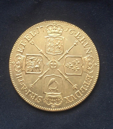 George 1st *1716* Five Gold Guineas