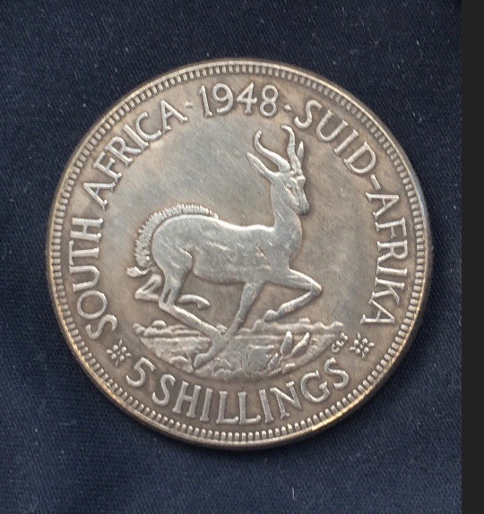 George V1 *1948* 5 Shillings - South Africa Crown