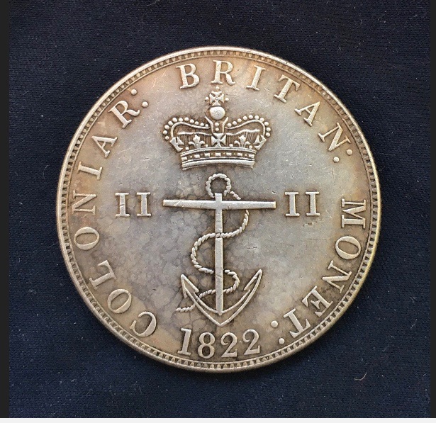 George 1V *1822* Half Dollar - West Indies