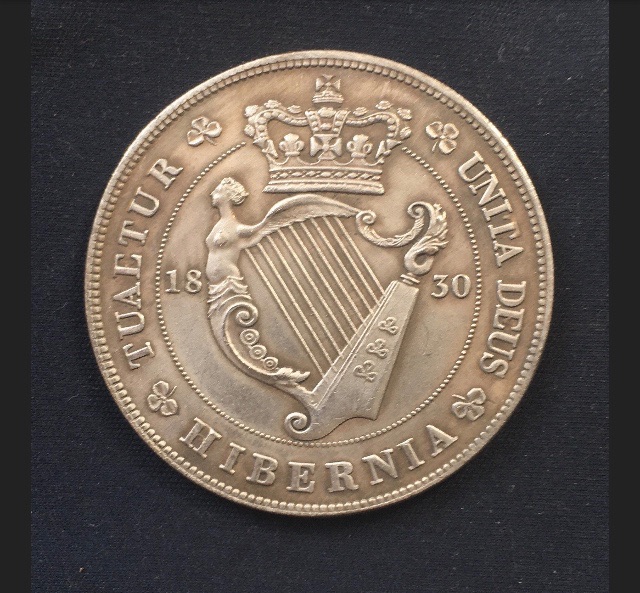 George 1V *1830* Hibernia -  Irish Crown