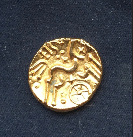 Dobunni *BC 100-100 AD* Gold Stater - Ancient British Celtic Coin - Gold-Plated