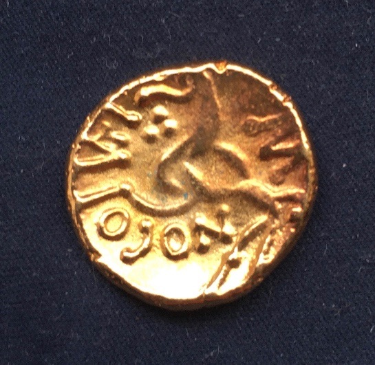 Corieltauvi Volisios Dumnocoveros *AD 20-35* Gold Stater - Ancient British Celtic Coin - Gold-Plated