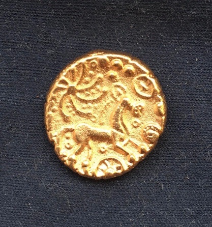 Wonersh *50-40 BC* Gold Stater - Ancient British Celtic Coin - Gold-Plated