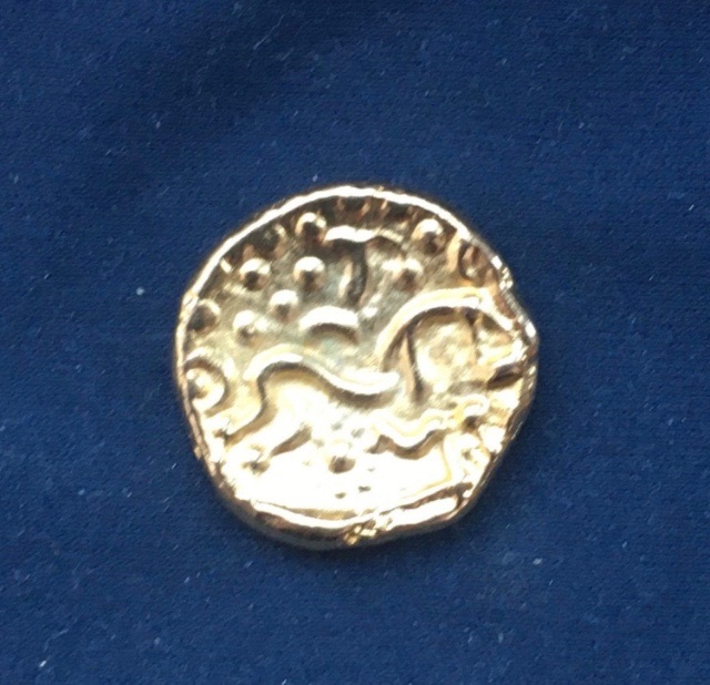 Cortani *70-55 BC* Gold Stater - Ancient British Celtic Coin - Gold-Plated