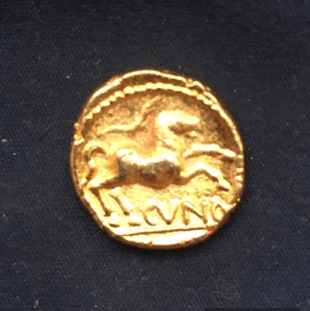Catuvellauni & Trinovantes Cunobelin *8-41 AD* Corn Ear Linear Type Gold Stater - Ancient British Celtic Coin - Gold-Plated