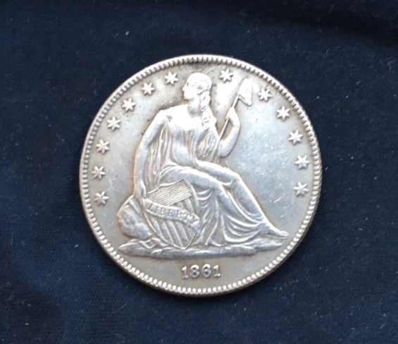 Seated *1861* Half Dollar