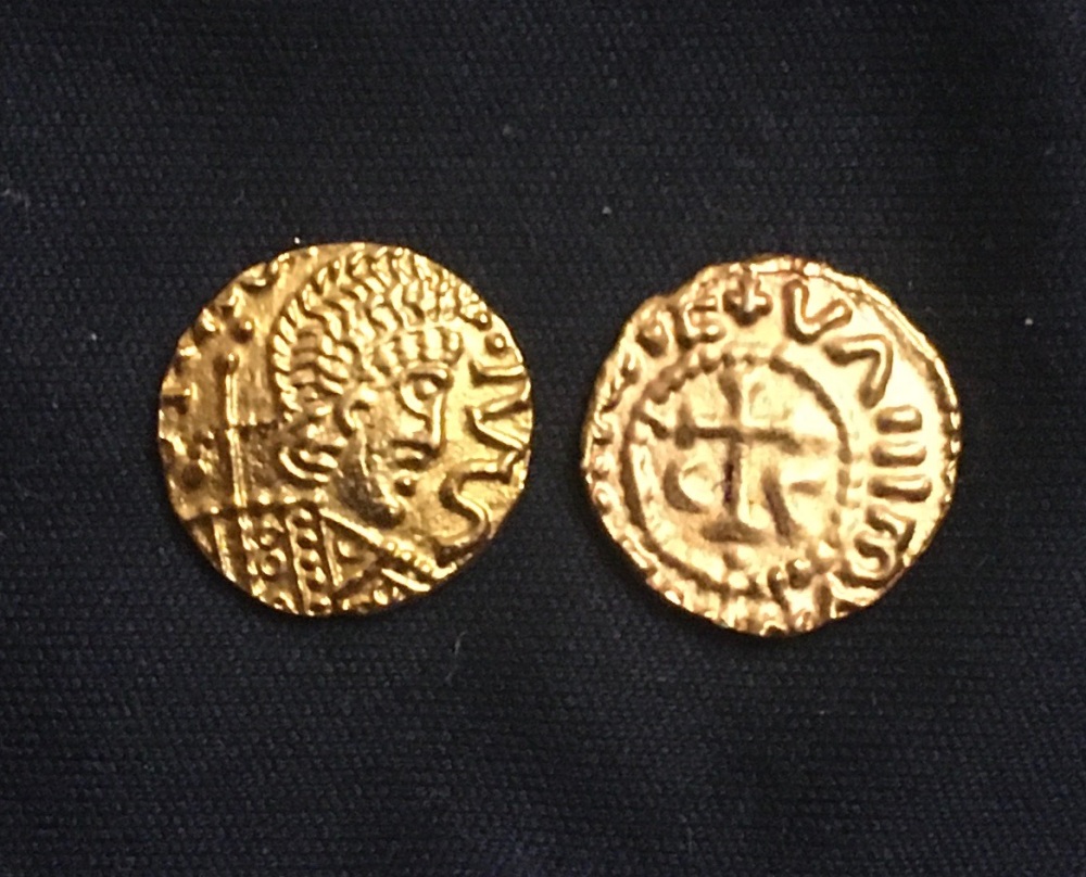 Varimundus *655-755 AD* Gold Tremissis - British Anglo-Saxon Coin - Gold-Plated