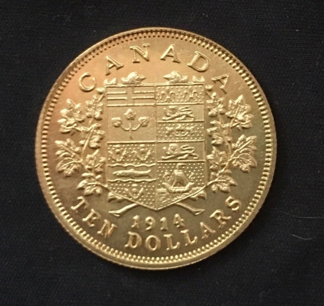George V *1914* Ten Dollars - Canadian