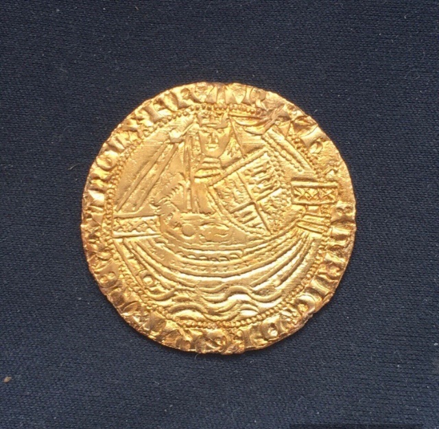 Henry V *1413_1422* Half Gold Noble (Plated)