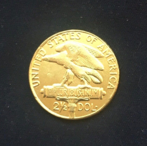 USA Panama–Pacific International Exposition *1915* 2.5 Dollar Gold Coin - 24kt Gold-Plated