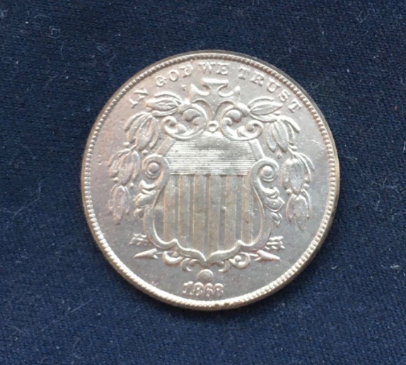 Shield *1868* 5 Cent - United States Of America
