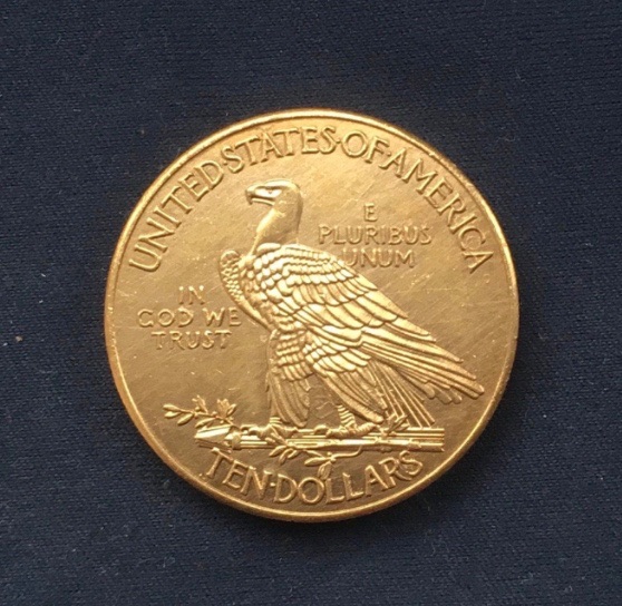 USA Indian Head *1932* Ten Dollar Eagle Gold Coin - 24kt Gold-Plated