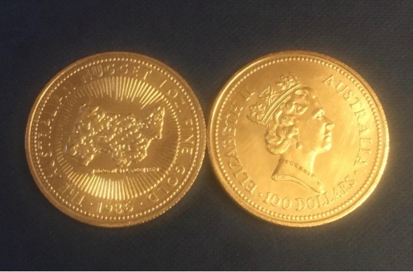 Australian Nugget *1986* Elizabeth 11 -  24kt Gold Plated