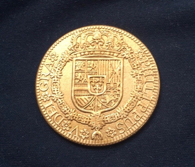 Phillipus V *1725* 4 Escudos - Gold Plated