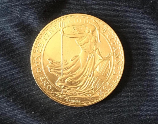 Britannia *1987*  / Gold Plated  / British Coins