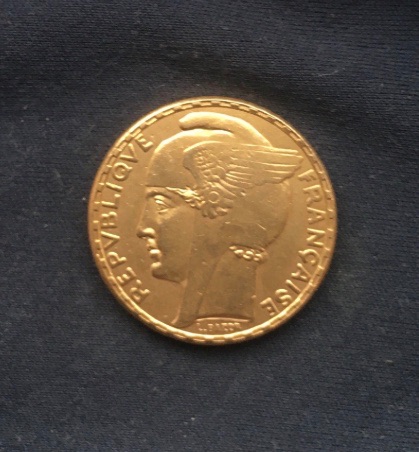 French Third Republic *1934* 100 Francs