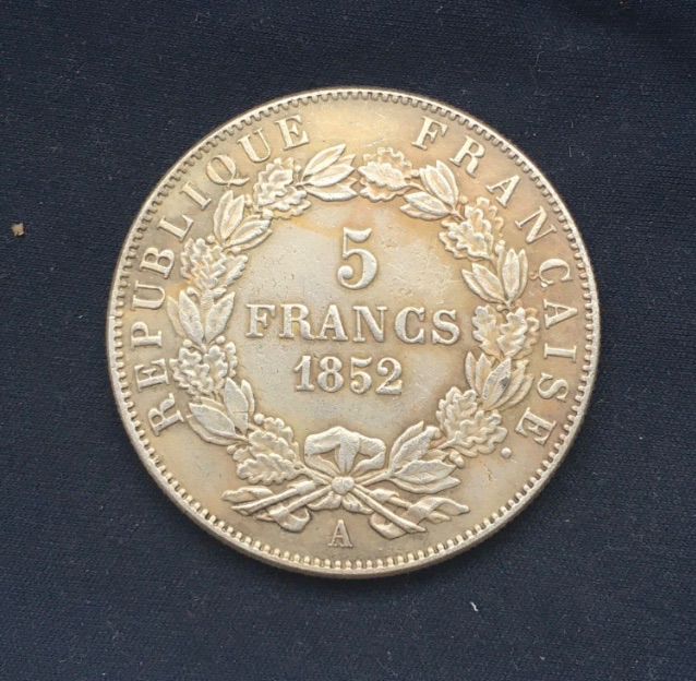 Napoleon Bonaparte *1852* 5 Francs