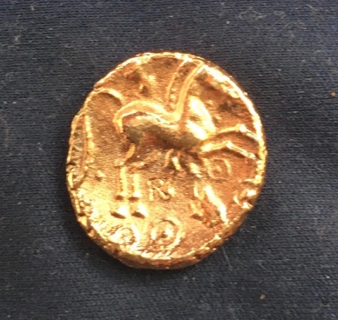 Tasciovanus *20 BC-10 AD* Gold Stater - Ancient British Celtic Coin - Gold-Plated