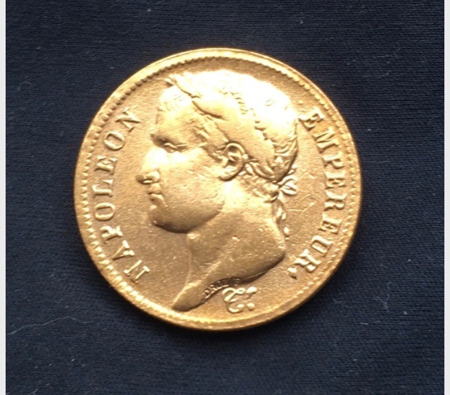 French 24K Gold-Plated Coins