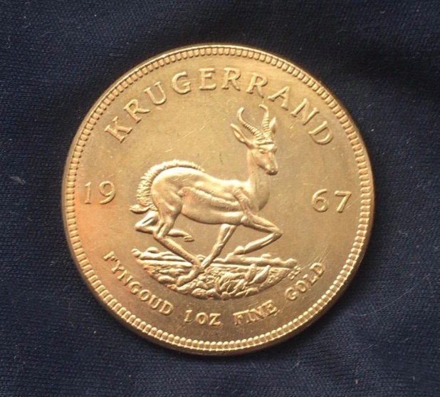 South African 24K Gold-Plated Coins