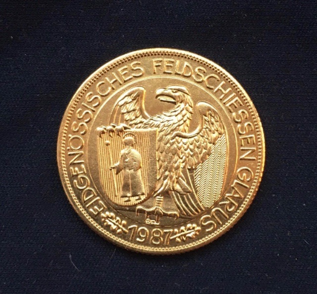 Switzerland 24K Gold-Plated Coins