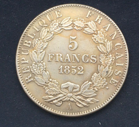 Napoleon Bonaparte *1852* 5 Francs
