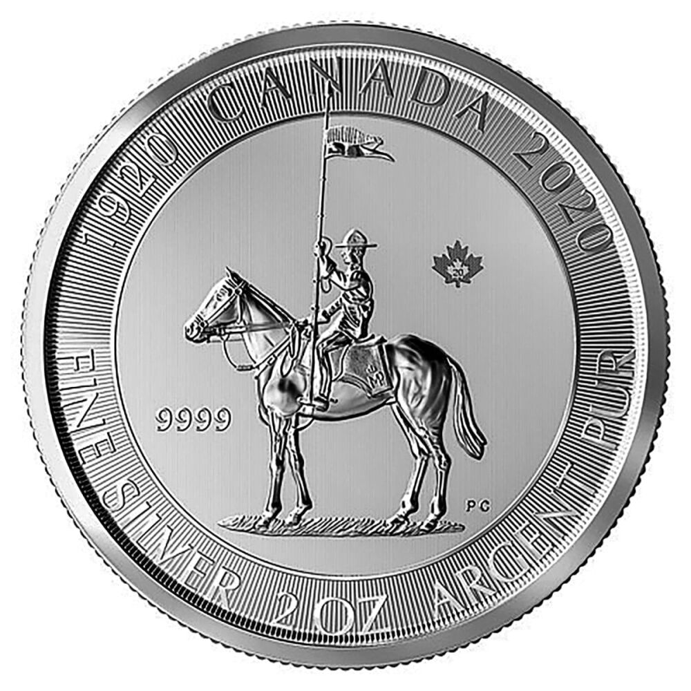 Royal Canadian Mounted Police *2020* 2 oz Silver Coin - Collectable Original Bullion - Royal Canadian Mint