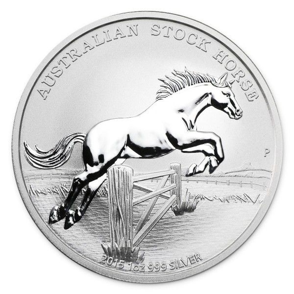Stock Horse *2015* 1 oz Silver Coin - Collectable Original Bullion - Perth Mint