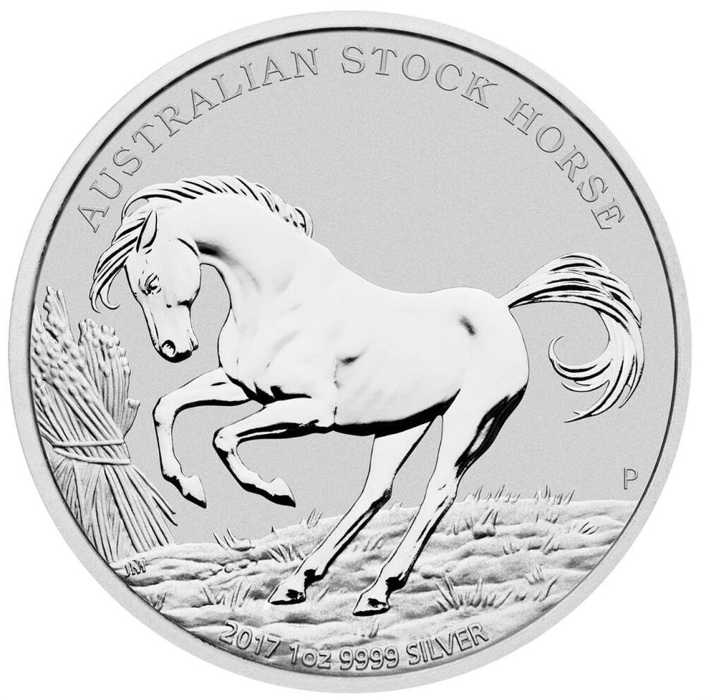 Stock Horse *2017* 1 oz Silver Coin - Collectable Original Bullion - Perth Mint