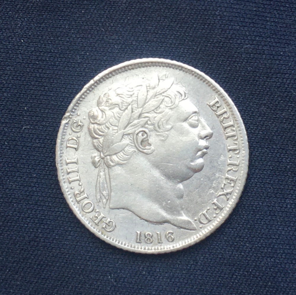 George III *1816* Silver Sixpence - Original British Coin - UNC