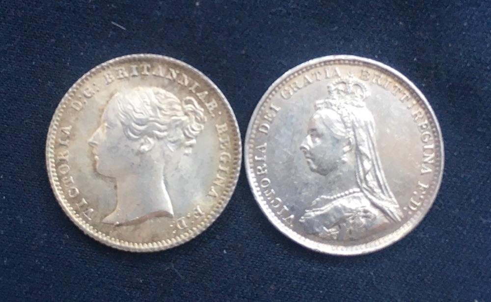 Queen Victoria Silver Coins (1837-1901)