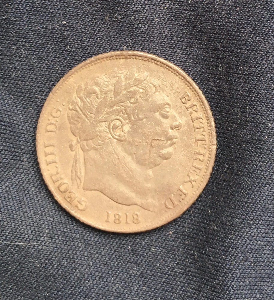 George III *1818* Silver Sixpence - Collectable Original British Coin