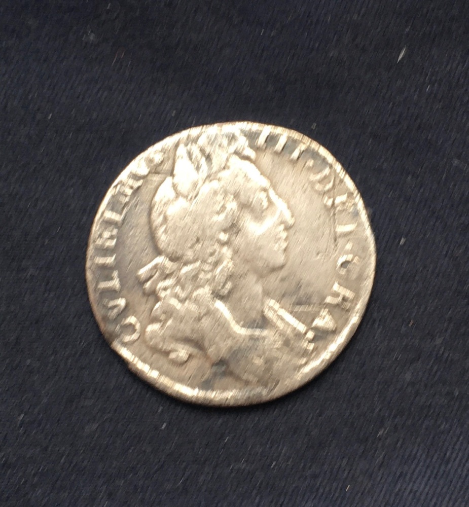 William III *1697* (Third Bust) Silver Sixpence - Original British Coin - FAIR