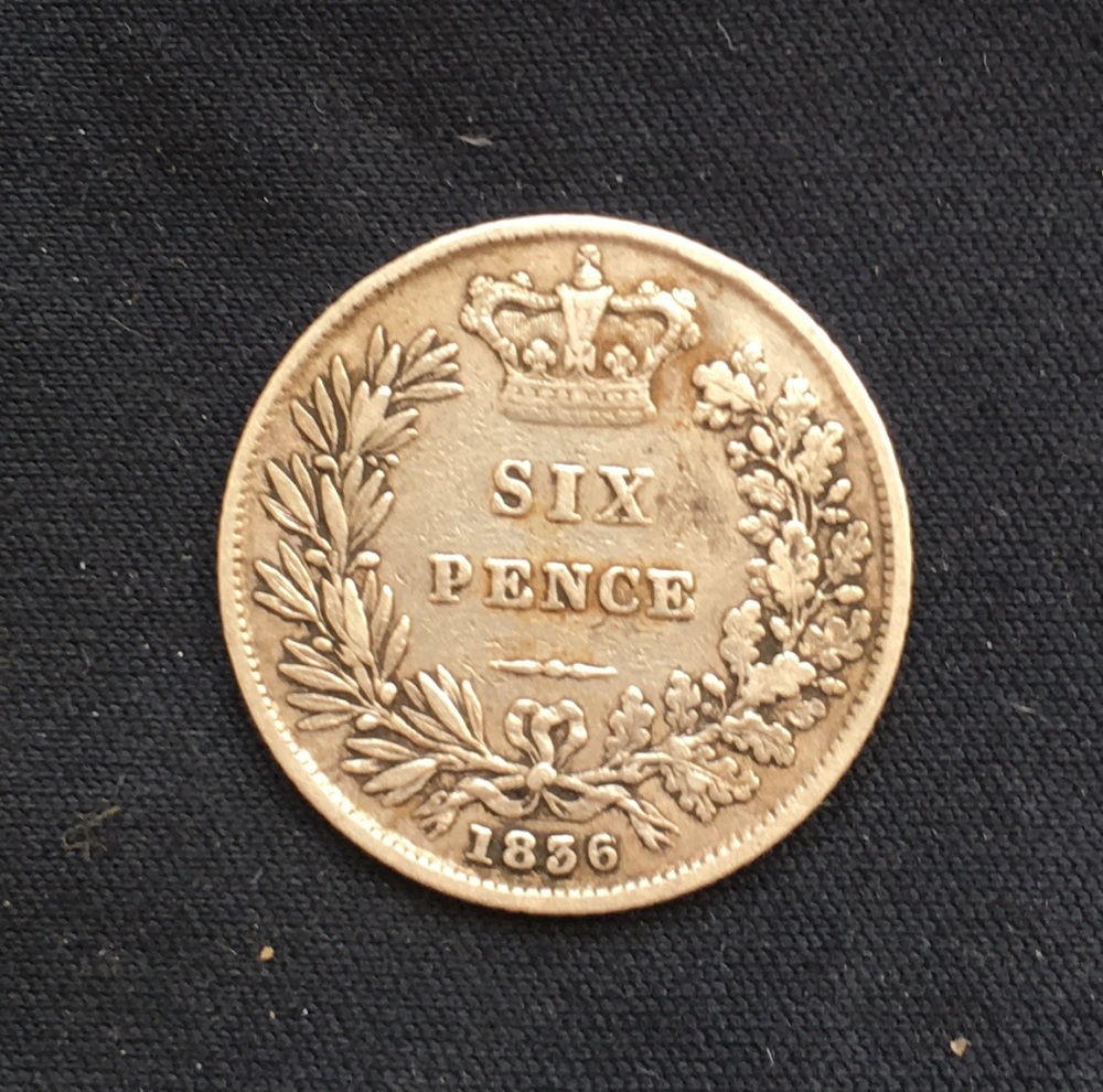 William IV *1836* Silver Sixpence - Original British Coin - VF
