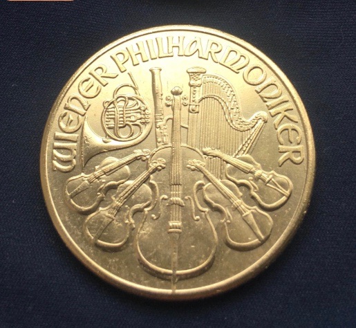 Philharmonic *1998* - Austria - 24kt Gold-Plated Coin