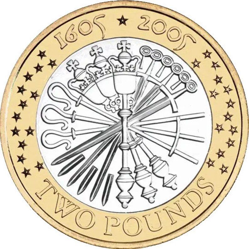 Gunpowder Plot *2005* £2 Coin - Collectable Original British Coin