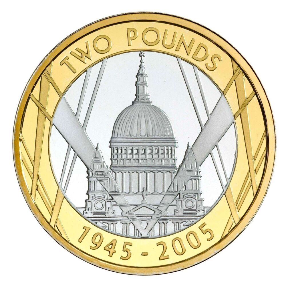 End of World War II *2005* £2 Coin - Collectable Original British Coin
