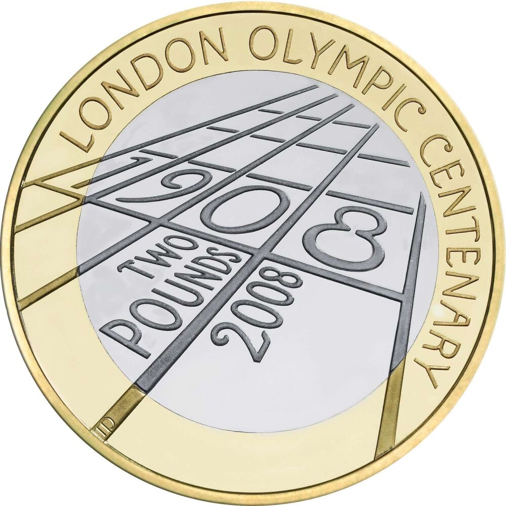 London Olympic Games Centenary *2008* £2 Coin - Collectable Original British Coin