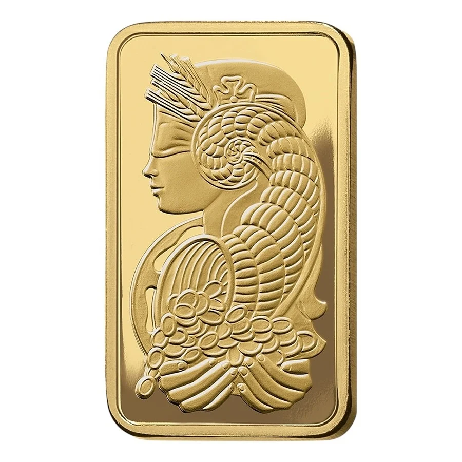 Reproduction Gold-Plated Bullion Bars