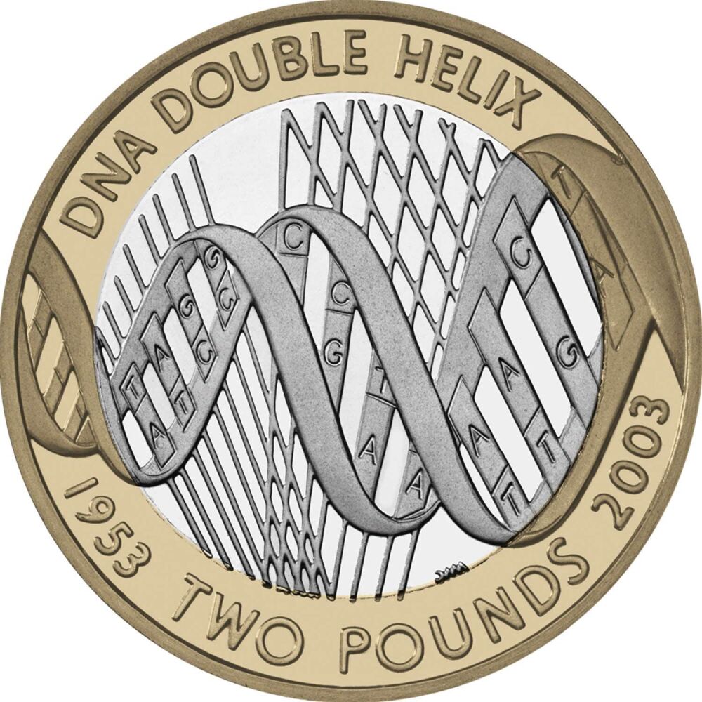 DNA Double Felix *2004* £2 Coin - Collectable Original British Coin