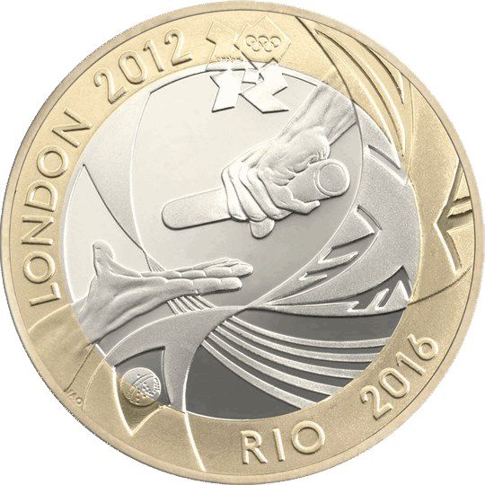 Hand Over To Rio - London Olympic Games *2012* £2 Coin - Collectable Original British Coin