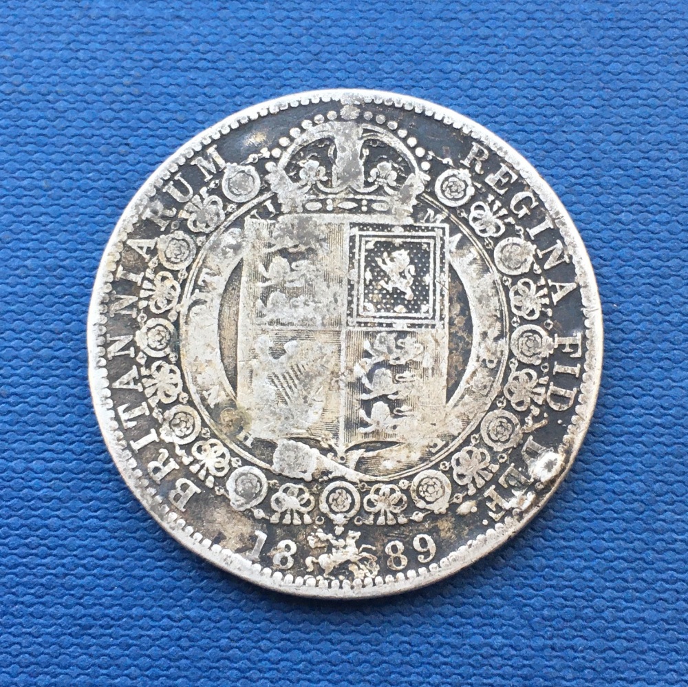 Collectable Victoria *1889* Silver Half Crown  - Jubilee Head