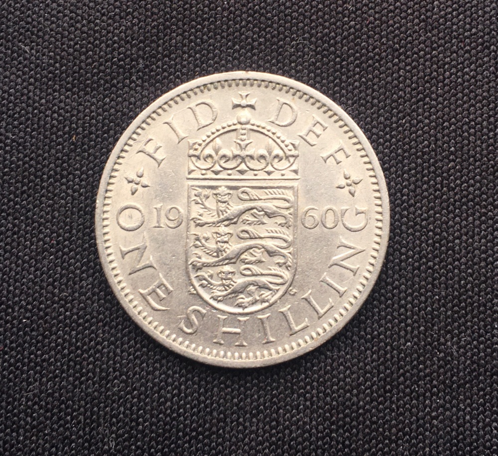 Elizabeth II *1960* Shilling - English - Original British Coin - BUNC