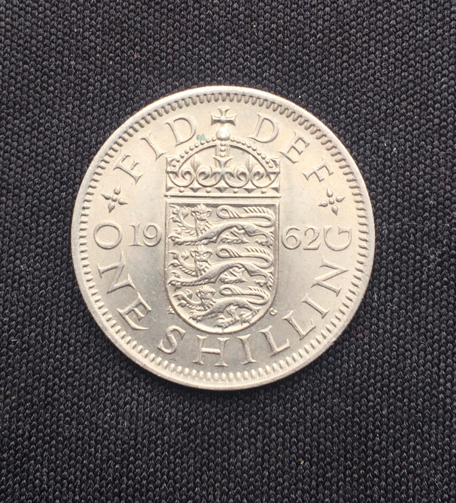 Elizabeth II *1962* Shilling - English - Original British Coin - BUNC