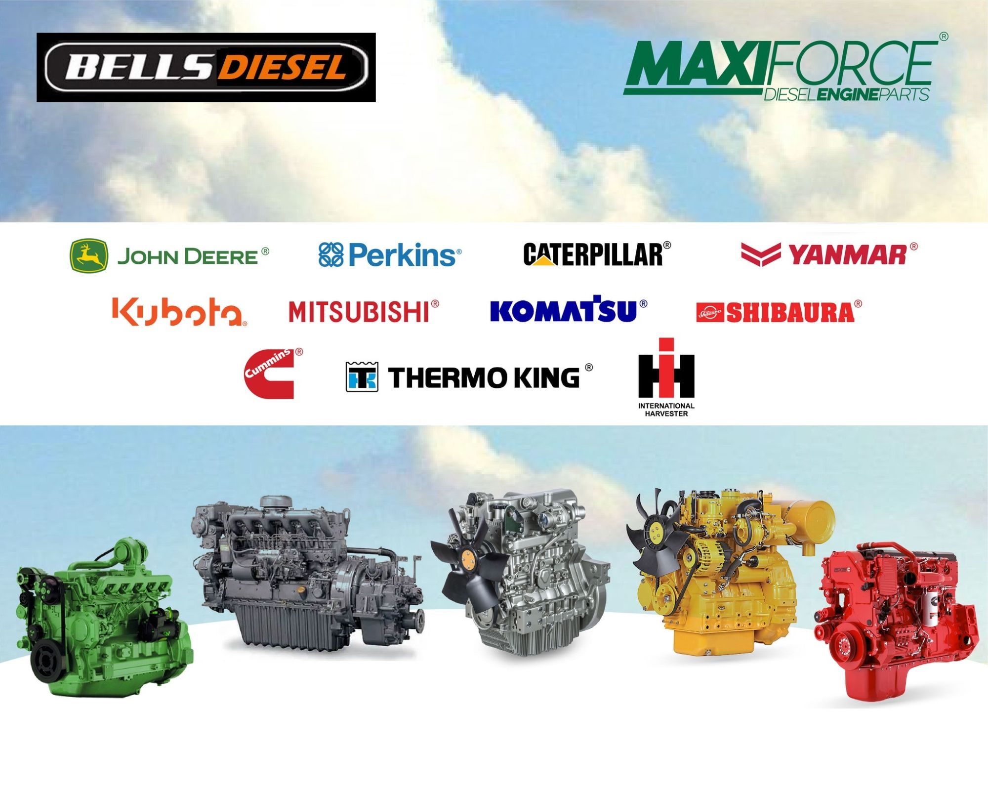 Perkins Replacement Parts  Maxiforce Diesel Engine Parts
