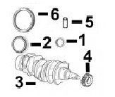 CaterpillarÂ® 3013C (C1.5) Engine Seals and Gears