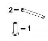 CaterpillarÂ® 3044C Tappet and Push Rod