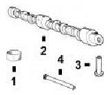 CaterpillarÂ® 3054 Bushing Cam, Tappet and Push Rod