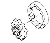 KubotaÂ® 05 Series D1105 Oil Pump